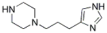 1-[3-(1H-IMIDAZOL-4-YL)-PROPYL]-PIPERAZINE Struktur
