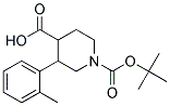 1-(TERT-BUTOXYCARBONYL)-3-O-TOLYLPIPERIDINE-4-CARBOXYLIC ACID Struktur