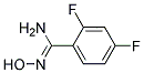 2,4-DIFLUOROBENZAMIDOXIME Struktur