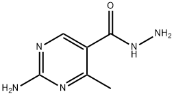 2-AMINO-4-METHYLPYRIMIDINE-5-CARBOHYDRAZIDE Struktur