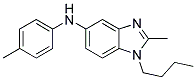 (1-BUTYL-2-METHYL-1H-BENZOIMIDAZOL-5-YL)-P-TOLYL-AMINE Struktur