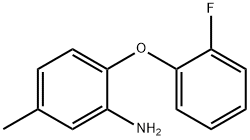 2-(2-FLUOROPHENOXY)-5-METHYLANILINE Struktur