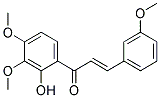 2'-HYDROXY-3,3',4'-TRIMETHOXYCHALCONE Struktur