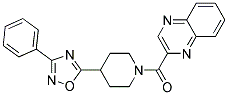 2-([4-(3-PHENYL-1,2,4-OXADIAZOL-5-YL)PIPERIDIN-1-YL]CARBONYL)QUINOXALINE Struktur