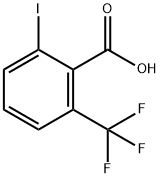 2-IODO-6-(TRIFLUOROMETHYL)BENZOIC ACID Struktur