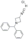 1-(DIPHENYLMETHYL)-3-ISOCYANOAZETIDINE HYDROCHLORIDE Struktur