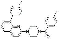 2-[4-(4-FLUOROBENZOYL)PIPERAZIN-1-YL]-8-(4-METHYLPHENYL)QUINOLINE|