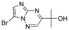 2-(7-BROMO-IMIDAZO[1,2-B][1,2,4]TRIAZIN-3-YL)-PROPAN-2-OL Struktur