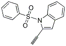 1-BENZENESULFONYL-2-ETHYNYL-1H-INDOLE Struktur