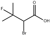 2-BROMO-3-FLUORO-3-METHYLBUTYRIC ACID Struktur