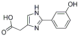 [2-(3-HYDROXYPHENYL)-IMIDAZOL-4-YL]-ACETIC ACID Struktur