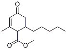 2-METHYL-4-OXO-6-PENTYL-CYCLOHEX-2-ENECARBOXYLIC ACID METHYL ESTER Struktur