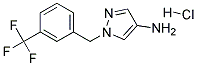 1-(3-TRIFLUOROMETHYL-BENZYL)-1H-PYRAZOL-4-YLAMINE HYDROCHLORIDE Struktur