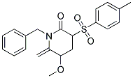 1-BENZYL-5-METHOXY-6-METHYLENE-3-(TOLUENE-4-SULFONYL)-PIPERIDIN-2-ONE Struktur