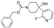 2-FLUORO-4'-HYDROXY-3',4',5',6'-TETRAHYDRO-2'H[3,4']BIPYRIDINYL-1'-CARBOXYLIC ACID BENZYL ESTER Struktur