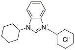 1,3-DICYCLOHEXYLBENZIMIDAZOLIUM CHLORIDE Struktur