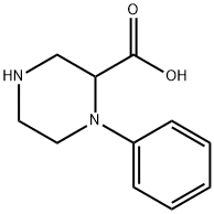 1-PHENYL-PIPERAZINE-2-CARBOXYLIC ACID Struktur