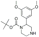 2-(3,5-DIMETHOXY-PHENYL)-PIPERAZINE-1-CARBOXYLIC ACID TERT-BUTYL ESTER Struktur