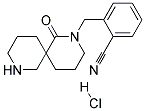 2-((1-OXO-2,8-DIAZASPIRO[5.5]UNDECAN-2-YL)METHYL)BENZONITRILE HYDROCHLORIDE Struktur