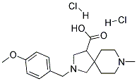 2-(4-METHOXY-BENZYL)-8-METHYL-2,8-DIAZA-SPIRO[4.5]DECANE-4-CARBOXYLIC ACID DIHYDROCHLORIDE Struktur