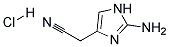 (2-AMINO-1H-IMIDAZOL-4-YL)-ACETONITRILE HCL Struktur