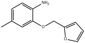 2-(2-FURYLMETHOXY)-4-METHYLANILINE Struktur