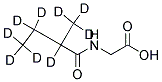 2-METHYLBUTYRYL-D9-GLYCINE Struktur