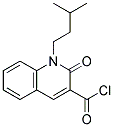 1-(3-METHYL-BUTYL)-2-OXO-1,2-DIHYDRO-QUINOLINE-3-CARBONYL CHLORIDE Struktur