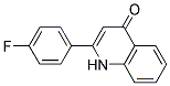 2-(4-FLUORO-PHENYL)-1H-QUINOLIN-4-ONE Struktur