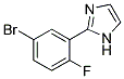 2-(5-BROMO-2-FLUORO-PHENYL)-1H-IMIDAZOLE Struktur