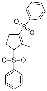 2-METHYL-1,3-BIS(PHENYLSULFONYL)-1-CYCLOPENTENE Struktur