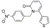 1-(4-NITROBENZYL)-6-THIEN-3-YLPYRIDIN-2(1H)-ONE Struktur