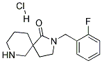 2-(2-FLUOROBENZYL)-2,7-DIAZASPIRO[4.5]DECAN-1-ONE HYDROCHLORIDE Struktur