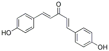 1,5-Bis(4-Hydroxyphenyl)-3-Oxo-1,4-Pentadiene Struktur