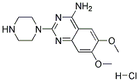 2-(1-Piperazinely)-4-amino-6,7-dimethoxyquinazoline Hydrochloride Struktur