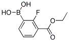 2-Fluoro-3-(ethoxycarbonyl)benzeneboronic acid Struktur