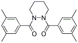 [2-(3,5-DIMETHYL-BENZOYL)-TETRAHYDRO-PYRIDAZIN-1-YL]-(3,5-DIMETHYL-PHENYL)-METHANONE Struktur