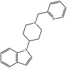 1-(1-PYRIDIN-2-YLMETHYL-PIPERIDIN-4-YL)-1H-INDOLE Struktur