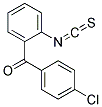 2-(4-Chlorophenylcarbonyl)Phenylisothiocyanate Struktur