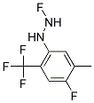 2,4-Difluoro-3-methyl-6-(trifluoromethyl)phenylhydrazine Struktur