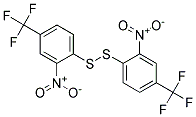 2,2'-Dinitro-4,4'-bis(trifluoromethyl)diphenyl-disulfide Struktur