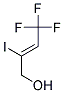 2-Iodo-4,4,4-trifluoro-2-buten-1-ol Struktur