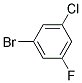 1-Bromo-3-chloro-5-fluorobenzen Struktur