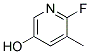 2-FLUORO-5-HYDROXY-3-PICOLINE Struktur