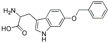 2-amino-3-[6-(benzyloxy)-1H-indol-3-yl]propanoic acid Struktur