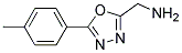 1-[5-(4-methylphenyl)-1,3,4-oxadiazol-2-yl]methanamine Struktur