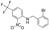 (2-Bromo-benzyl)-(2-nitro-4-trifluoromethyl-phenyl)-amine Struktur