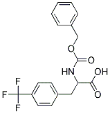 2-{[(benzyloxy)carbonyl]amino}-3-[4-(trifluoromethyl)phenyl]propanoic acid Struktur