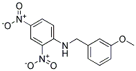 (2,4-Dinitro-phenyl)-(3-methoxy-benzyl)-amine Struktur