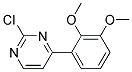 2-Chloro-4-(2,3-dimethoxy-phenyl)-pyrimidine Struktur